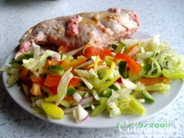 Окорочка кролика в лимонном соусе (мой вариант)