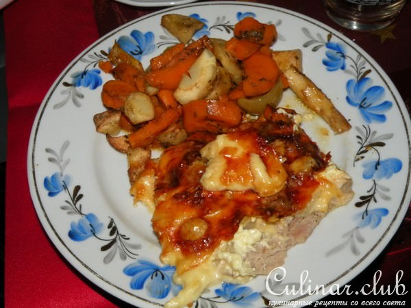 Мое любимое мясо по-французски (мой вариант)