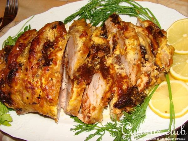 Pork with prunes (Свинина с черносливом)