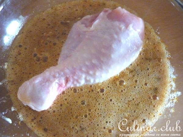 Куриные голени в пряном соусе