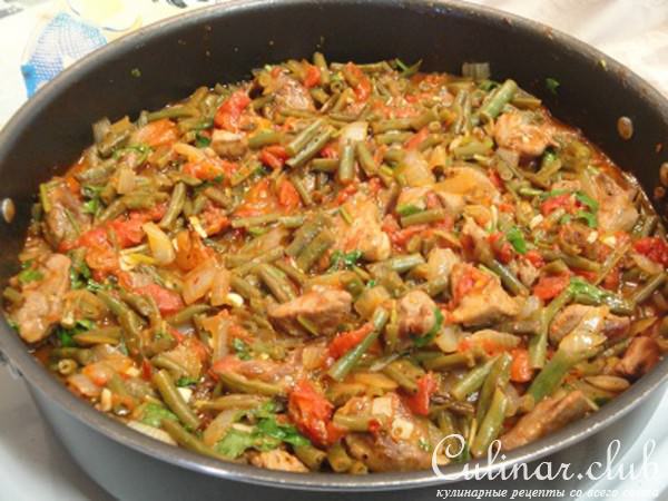 Зелёная Фасоль с Мясом и Аджикой ! ! !