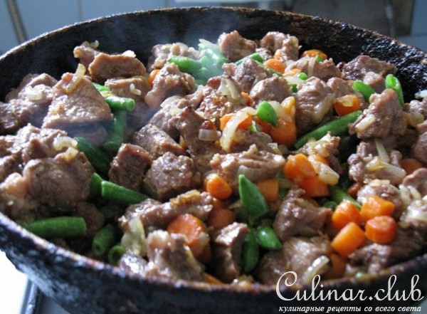 Мясо с овощами (N-ный вариант)