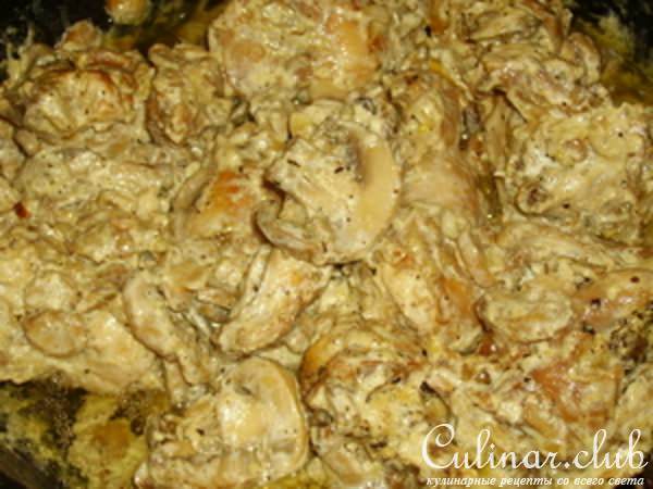 не-бефстроганов по царски из кролика