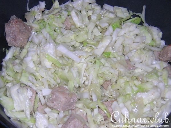 ТУШЁНАЯ ГОВЯДИНА С КАПУСТОЙ