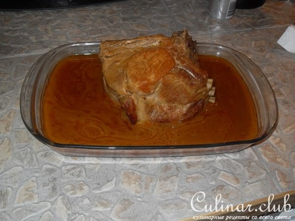 Мясо тушеное (традиционный Schmorbraten)