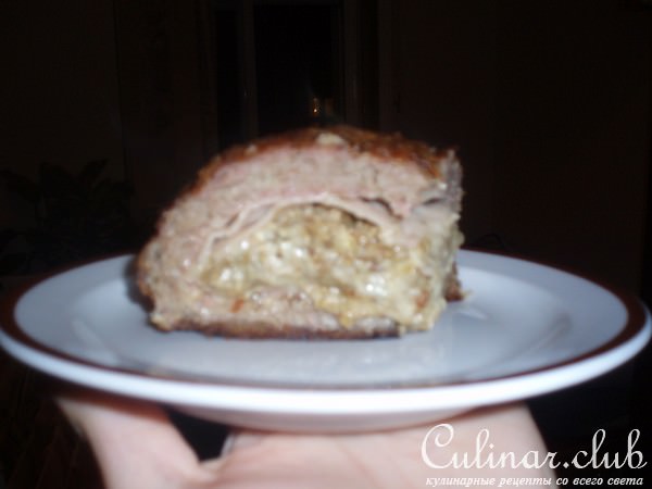 Мясной колобок с сюрпризом(не проходить мимо!!!!)