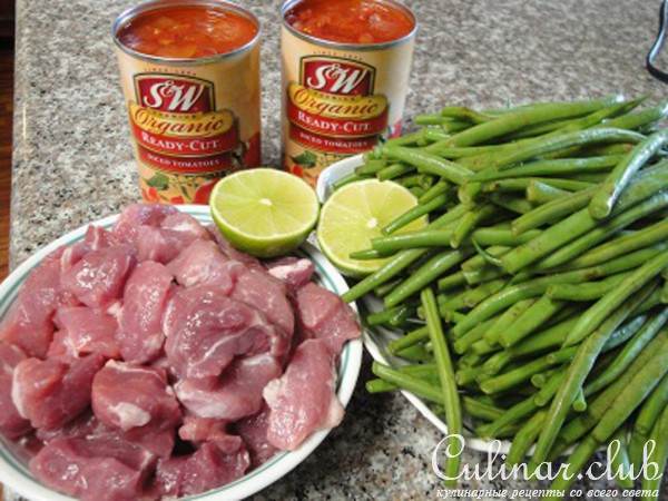 Зелёная Фасоль с Мясом и Аджикой ! ! !