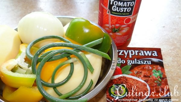 Баранина с овощами и фенхелем в томатном соке