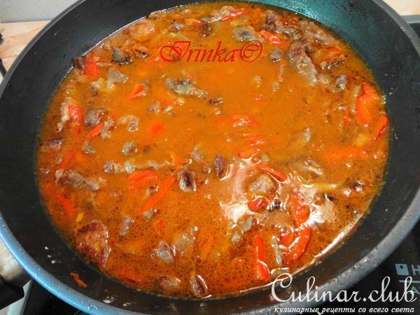 Мясо по-китайски "Веревочка"
