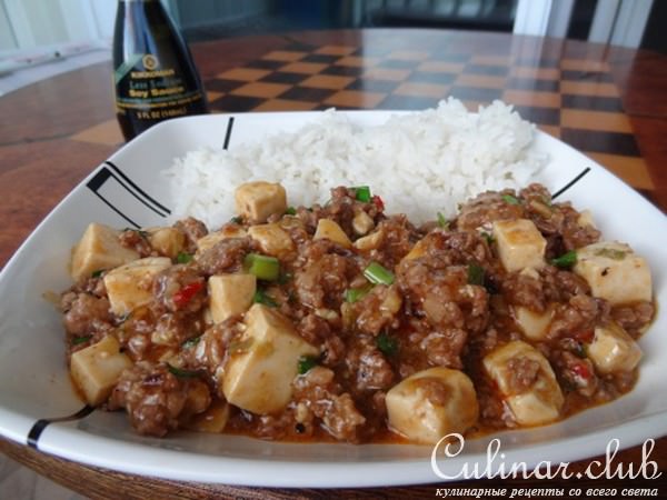 " Тофу с Мясом по Японски"