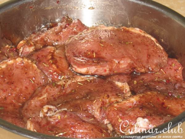 Нежная свинина с вишенкой(Дуэль)