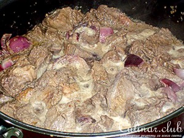 Баранина с кизилом