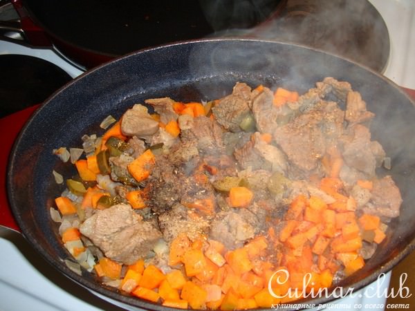 Рагу из картошки с мясом