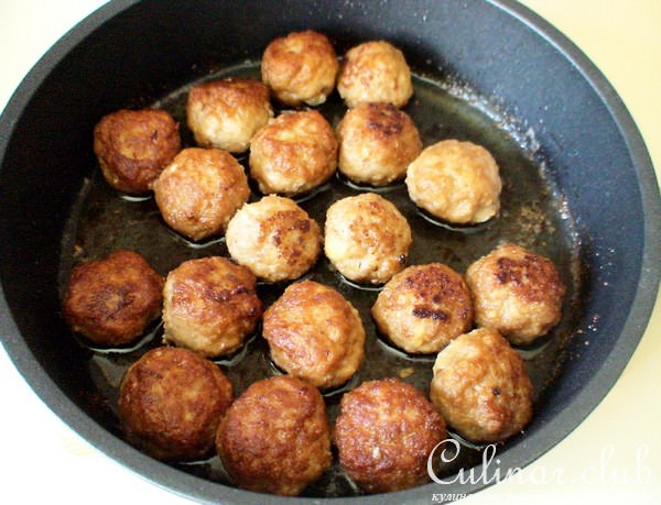 Мясные шарики « Терияки»