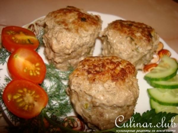 Мясо-фруктовые колобки