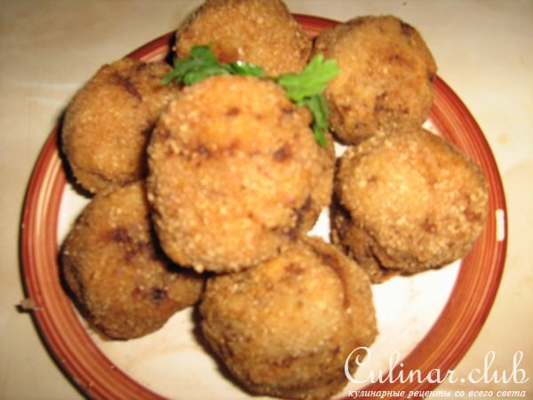 Мясные шарики с булгуром.