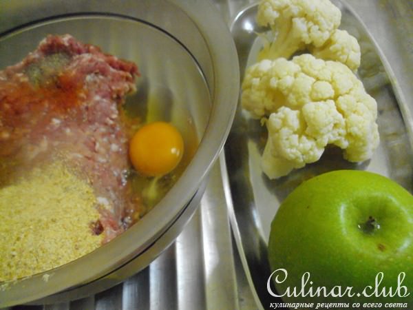 Цветная капуста с мясом