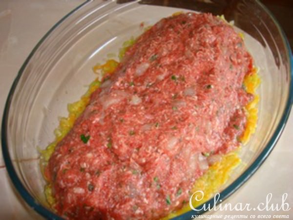 Мясной рулет наоборот