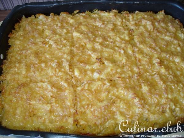 Запеканка с фаршем и макаронами (мой вариант)