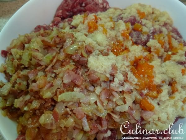 Мясной торт "Вкус детства"