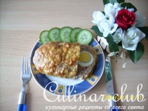 Рулет из мясного фарша 