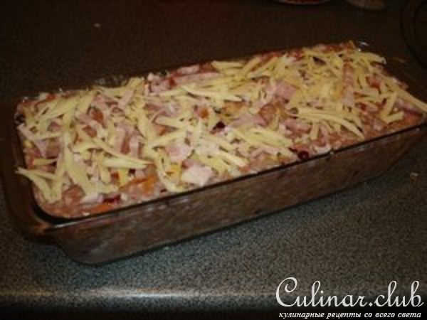 Мясная запеканка с овощами и ягодами (вариант)