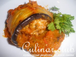 Котлетки в баклажановом одеяле и вкуснейшем соусе