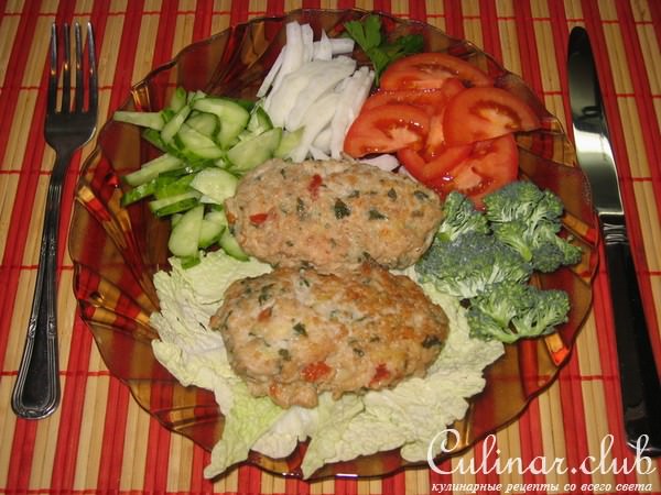 Куриные котлеты с овощами" Дебют"