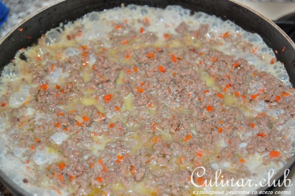 Пенне с соусом болоньезе. (Мои небольшие изменения)