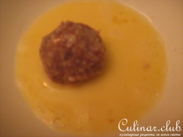 Мясные шарики с булгуром.