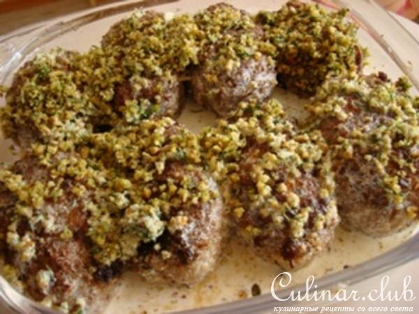 Зразы мясные с ореховой начинкой 