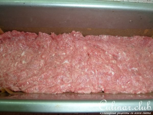 Слоеный мясной хлеб