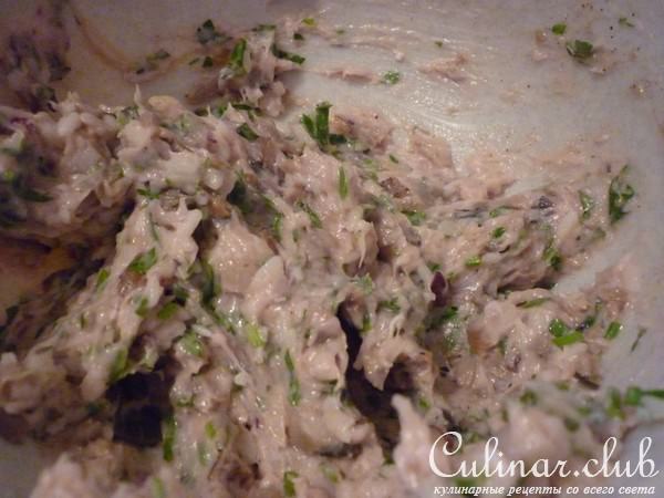 Кабачок фаршированный КОЛПАЧКАМИ……кольчатыми