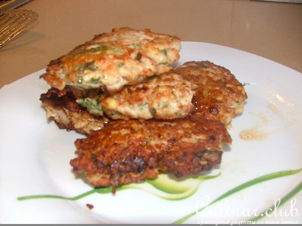 куриные оладушки