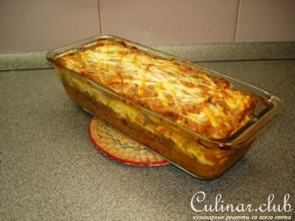 Мясная запеканка "С сюрпризом!" 