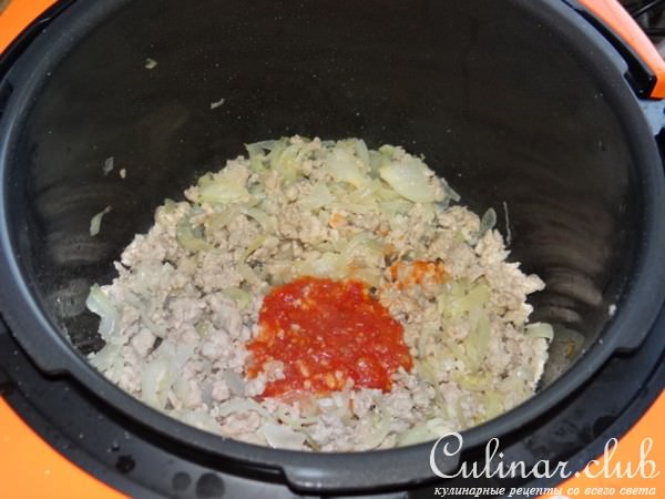 Паста-спиралька с мясным фаршем