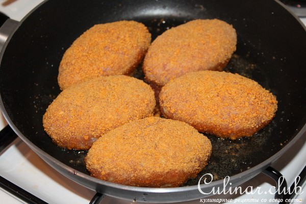 Мясные зразы с клюквой