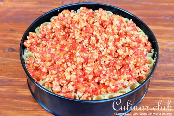 Запеченный Rigatoni торт