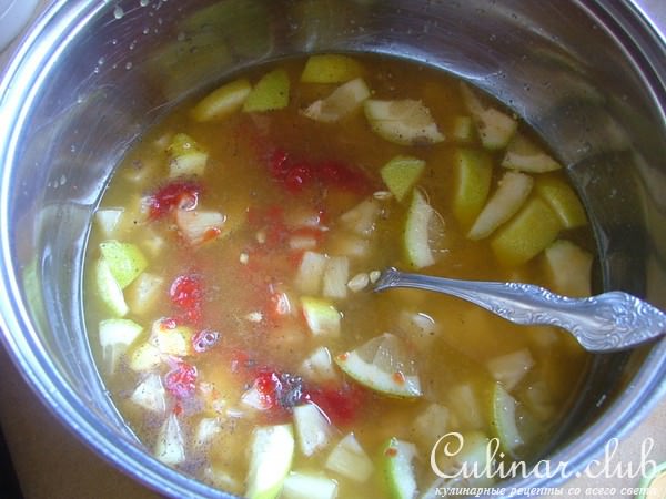 куриные фрикадельки в цитрусовом соусе