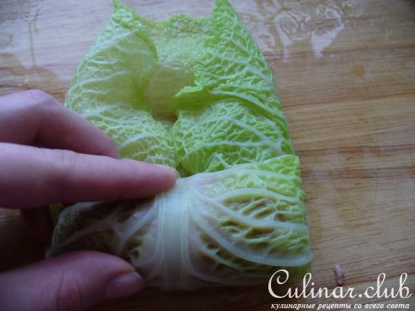 Голубцы с Идюшкой и Рисом в Савойской капусте (мой вариант)