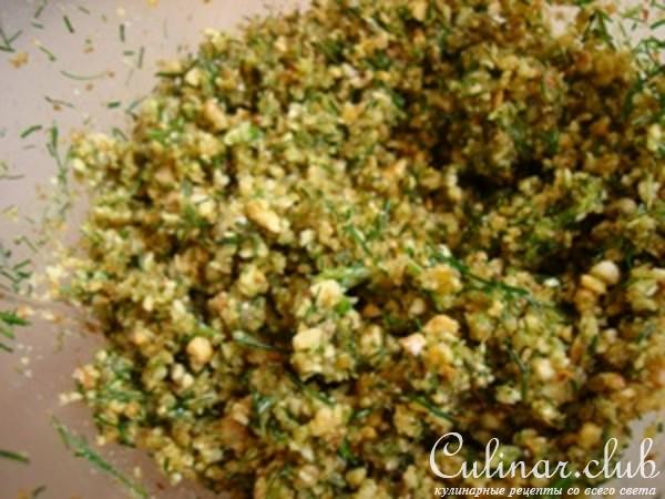Зразы мясные с ореховой начинкой 