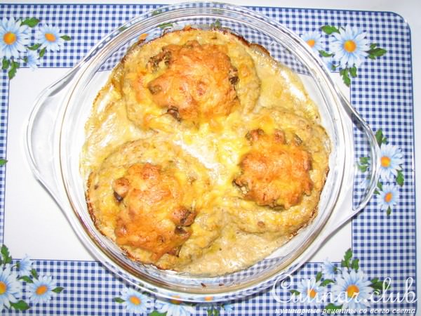 Корзиночки из фарша