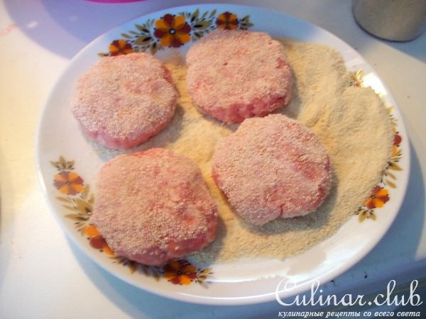 Котлеты с картофелем и сыром.вариант