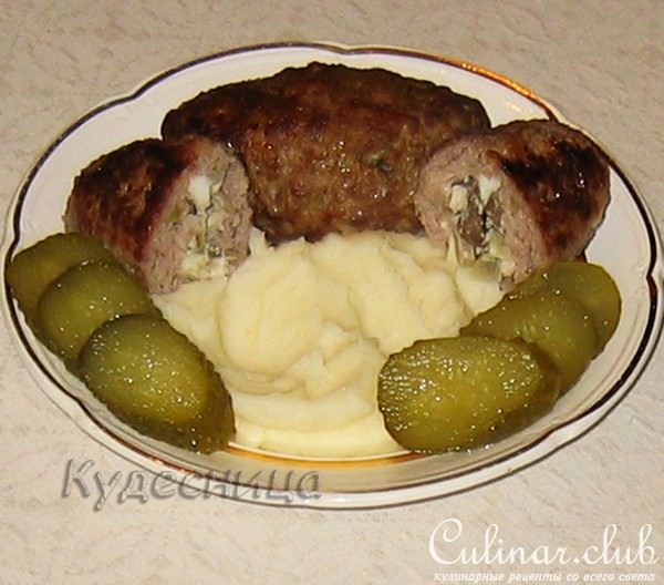 Зразы мясные с грибами (Тест-драйв)