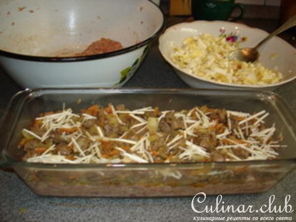 Мясная запеканка "С сюрпризом!" 