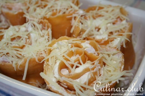 Лазанья "Розы" четыре сыра.