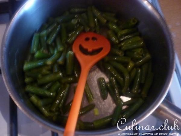 Паста в пост со стручковой фасолью