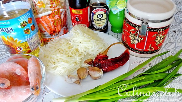 Острая хрустящая лапша 