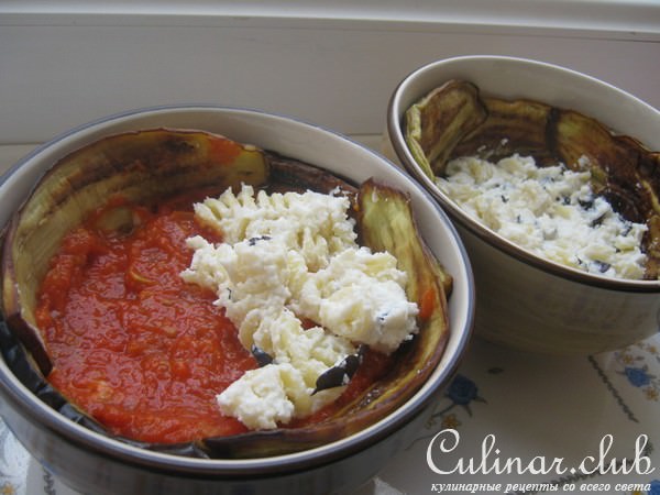 Баклажановые Шары - макароны с сыром запечённые в баклажанах (Ricotta,Eggplant And Pasta Timbales)