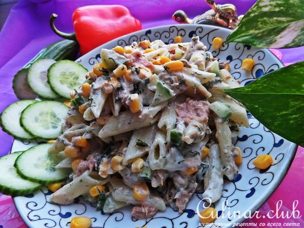 ПЕННЕ С ТУНЦОМ И ОВОЩАМИ